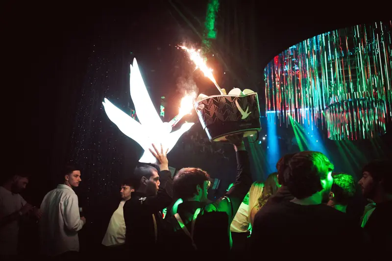 Bottle service con le scintille